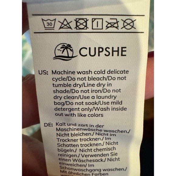 Cupshe Dress Women Medium White Blue Starfish Beach Seashell Midi NWT Boho - Picture 13 of 13